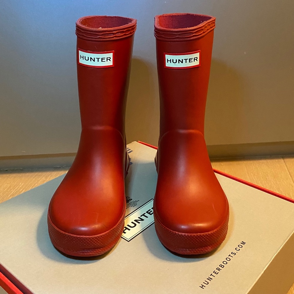 Hunter Kids First Classic Rain Boot, Size 8